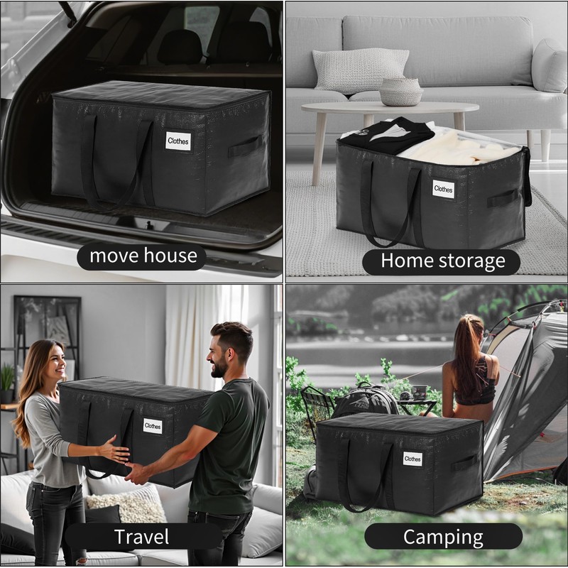 BAGAIL Heavy Duty Moving Bags with Strong Handle, Extra Large