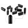ABEST 10 Pack 30ML Airbrush Plastic Bottles Jars with caps