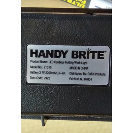 HANDY BRITE Ultra-Bright LED Foldable Work Light 1000 Lumens USB Rechargable New