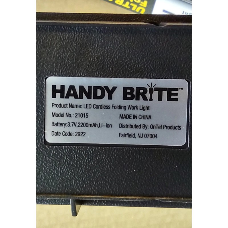 HANDY BRITE Ultra-Bright LED Foldable Work Light 1000 Lumens USB