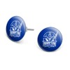 Hampton University Pirates Logo Novelty Silver Plated Stud Earrings