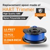 Kousika 11Pack .065" String Pre-Wound Spool Compatible with Hart Auto-Feed