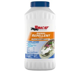 Tomcat Repellents Animal Repellent Granules1 - Repels Rabbits, Squirrels, Groundhogs and Other Small Animals, Contains Essential Oils, Long Lasting, No Stink, Rain-Resistant, 2 lbs.