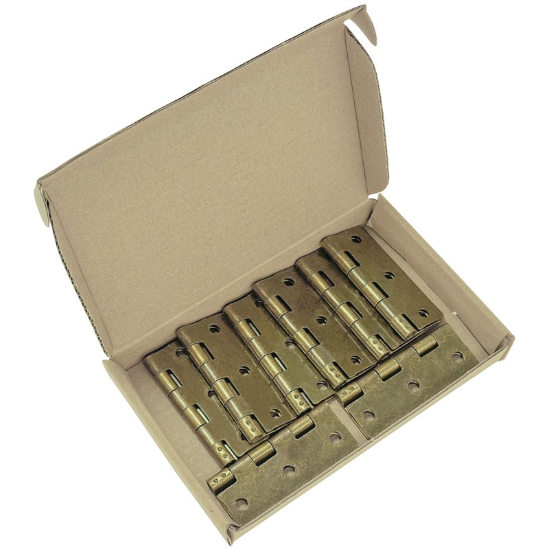 8 PCS 2.5-inch Door Hinges, Bearing Hinges for Small Furniture