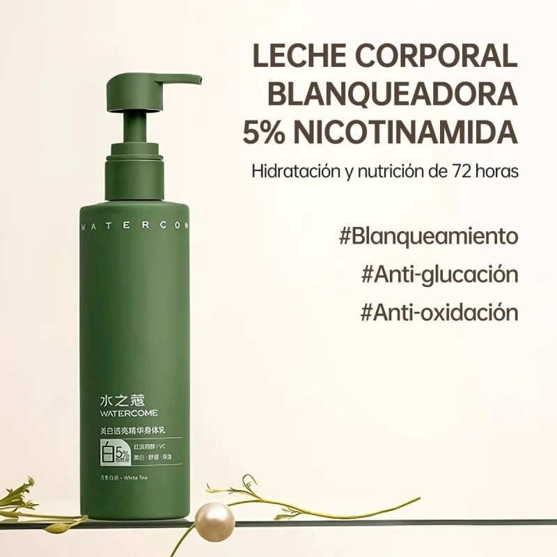 Watercome Loción Corporal Niacinamida Blanqueadora 220g