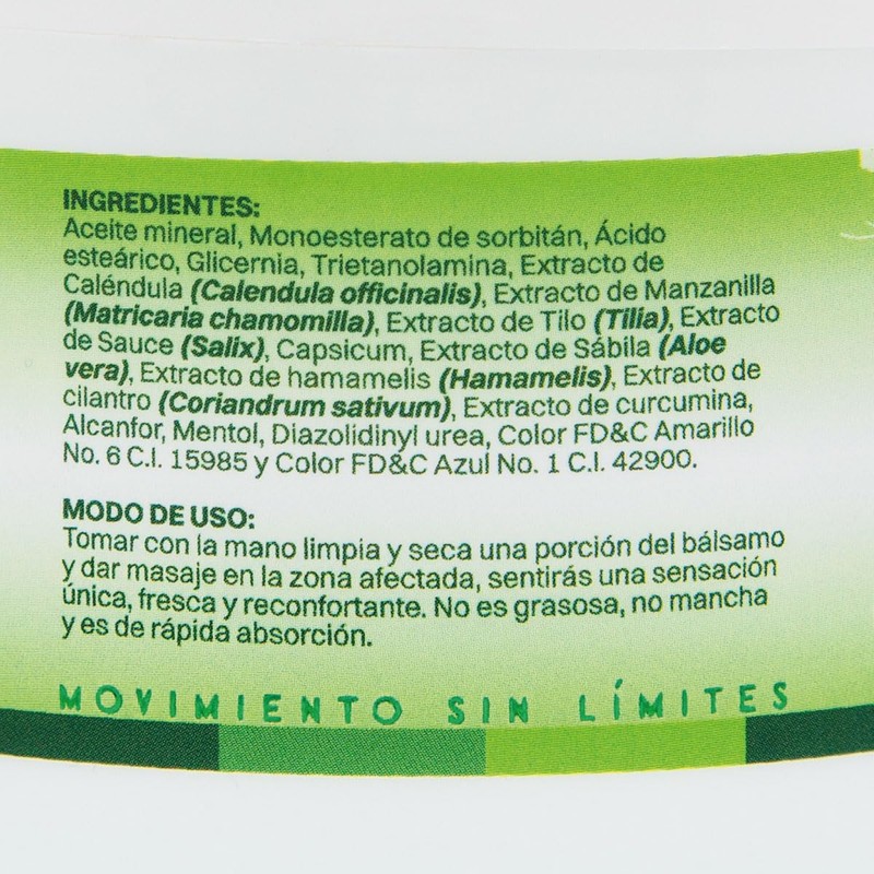 Bálsamo Verde Herbal, Fórmula Herbal, 250 g