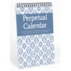 Inkdotpot Ikat Perpetual Calendar, Important Dates to Remember- 6x9 Monthly