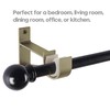 4 Pack Heavy Duty Curtain Rod Bracket Single Curtain Rod