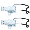 2 Pack Stainless Steel Buckle Lock Cast Hinge Curved Industrial