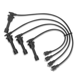 A-Premium Juego de 4 cables de bujía de encendido compatibles con Hyundai Elantra Sonata y Mitsubishi Mirage Eclipse Galant & Dodge Colt & Plymouth Eagle 1.6L 1.8L 2.0L