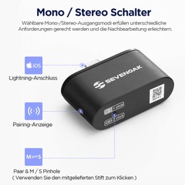 SevenOak Wireless Lavalier Microphone