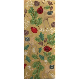 Jillson Roberts 20" x 30" Printed Christmas Gift Tissue, Reindeer Tapestry (48 Folded Sheets)
