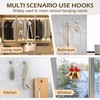 Ninth Five Suction Cup Hooks for Shower, Bathroom Wall Door