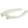 Kohler K-4731-SC-96 Stronghold Open-Front Elongated Toilet Seat Biscuit
