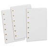 TSUKURIRO Mini Size Personal Organizer, Refill, 6 Holes, Ring, Thick,