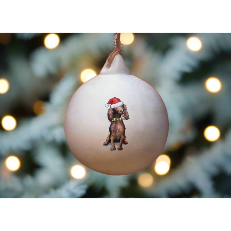 Image Industry Working Cocker Spaniel Liver Ceramic Bauble - Tree