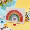 INFUNLY DIY String Art Kit 3D Rainbow String Making Kit