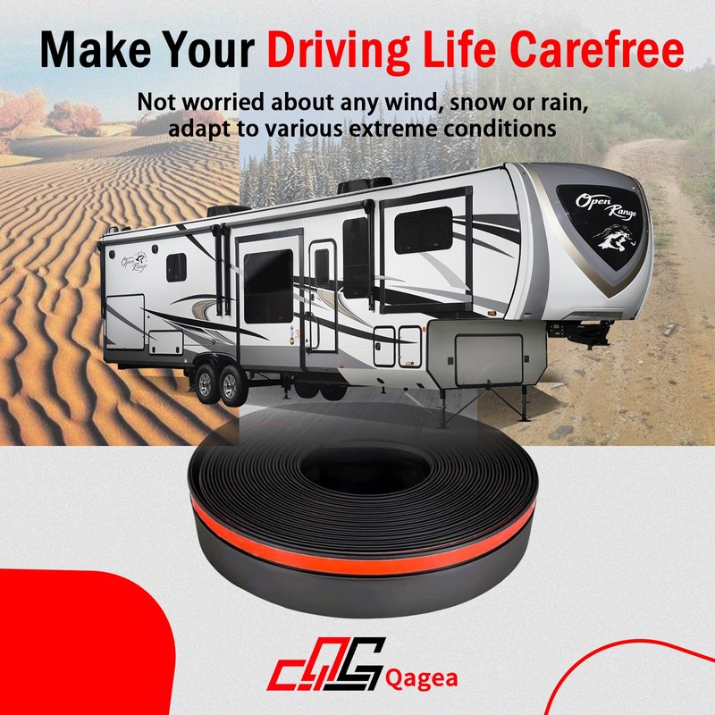 Qagea RV Slide Out Seal Base 018-341 EK Weather Stripping