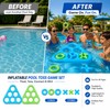 Inflatable Pool Toss Game Set for Family Fun – Floating