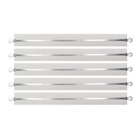 Suitable for 12" Impulse Sealer Poly Bag Sealing Machine Accessories Repair Kit Heat Elements PTFE Cloth Covers, 5 Pcs heating element and 5 Pcs PTFE Cloth (Width 0.08in)