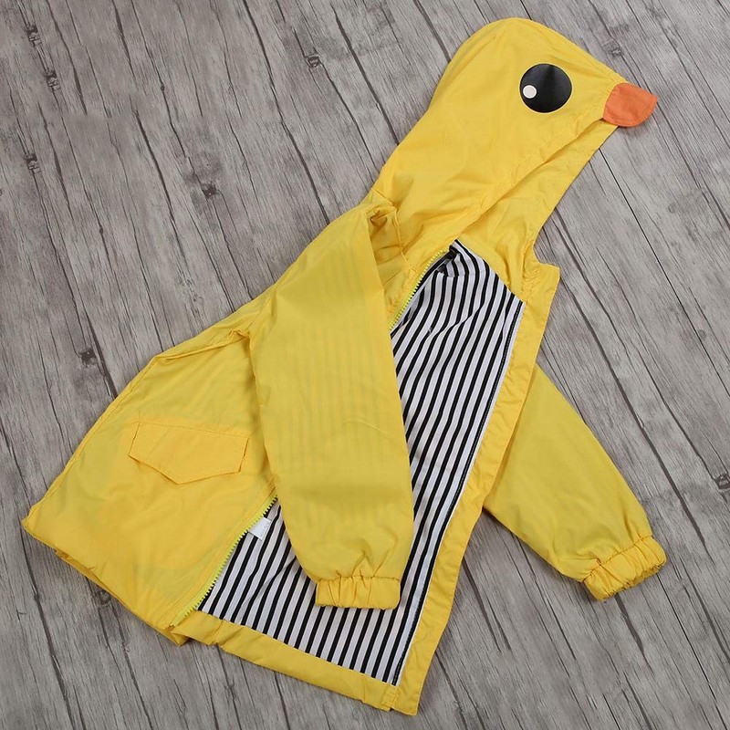 Bebé pato impermeable, verano bebé niño niña pato impermeable lindo