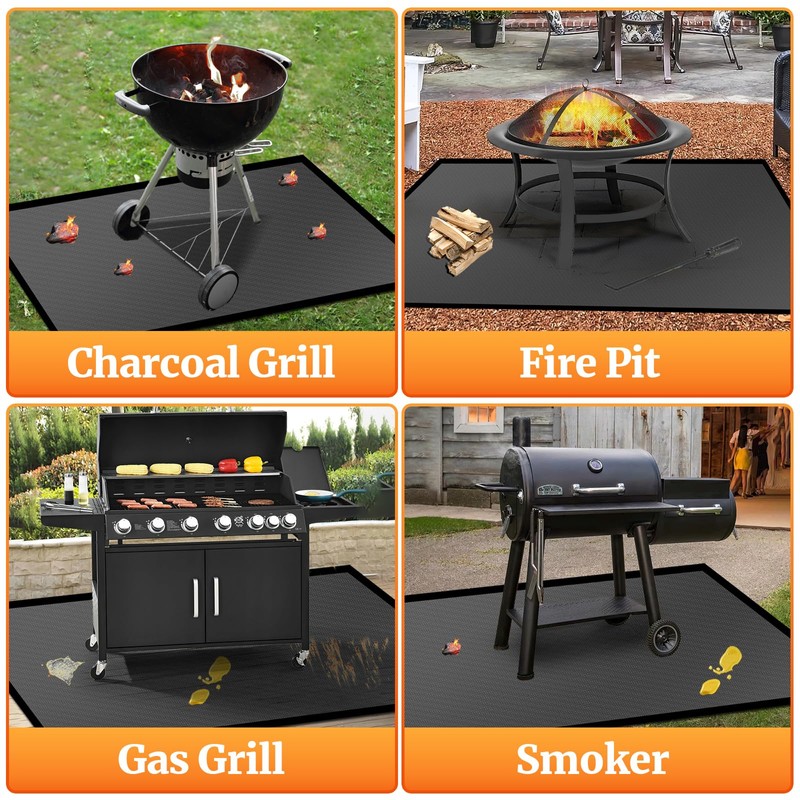 70 ×48 inches Under Grill Mat Fit Blackstone 28in &