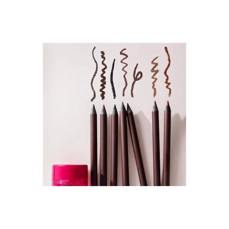 Eyeliner Pencil Waterproof,Delineador de Ojos Resistente al Agua Durante 24