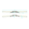 Full Carbon Handlebar Riser MTB Handlebar 25.4 mm 580-700 mm