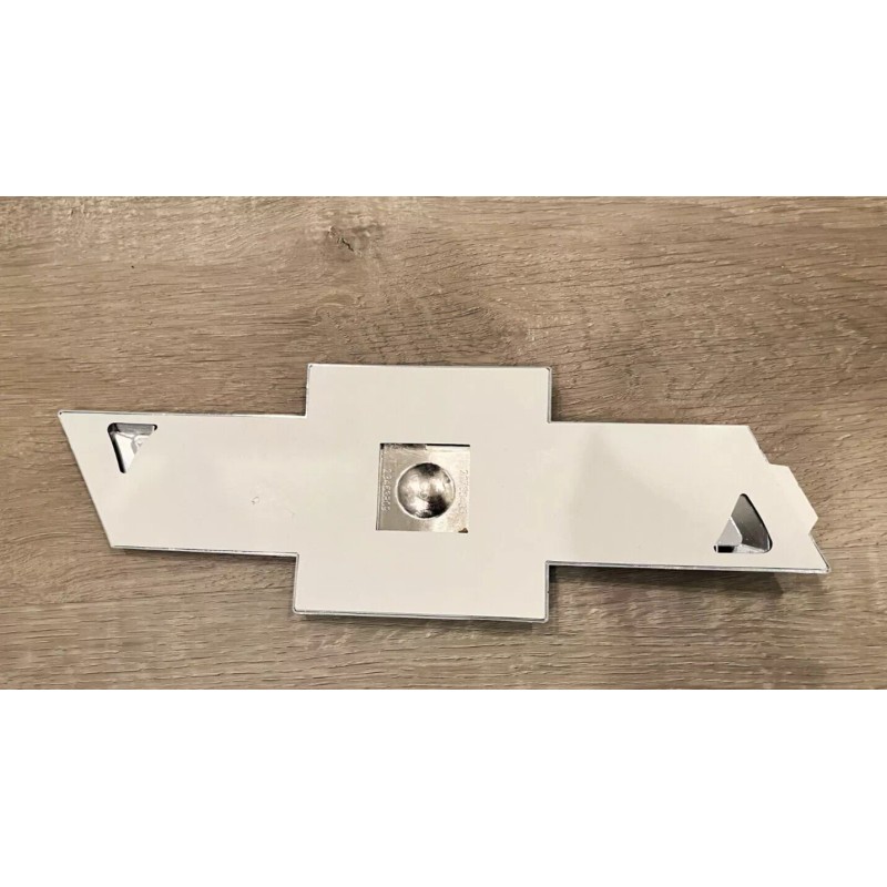Unbranded 2014+ Chrome Black Tailgate Bowtie Emblem Silverado Sierra 1500