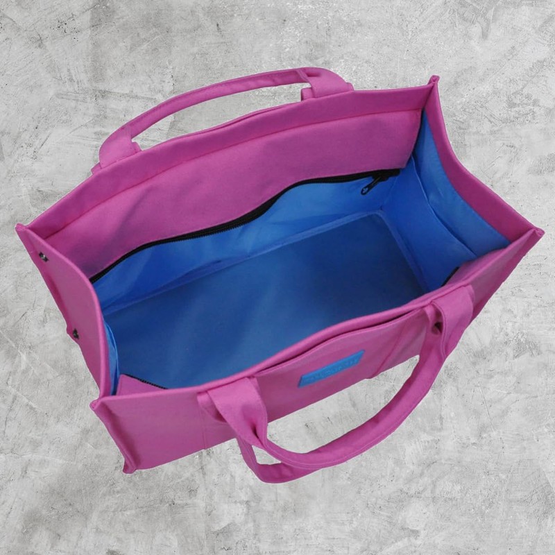 Oversized Canvas Tote Bags. Folds Flat, Slip-in Pockets, Removable Base,