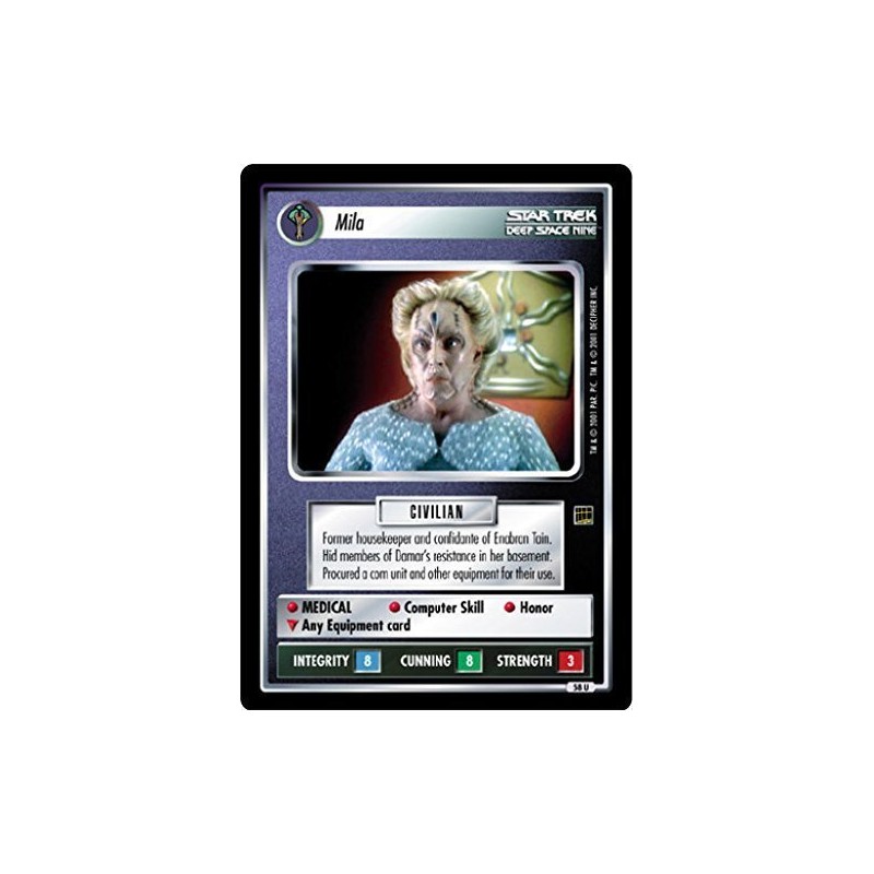 Decipher Star Trek CCG 1E HA Holodeck Adventures Mila 58U