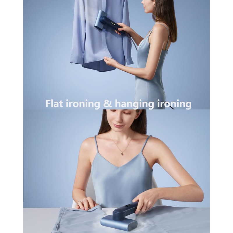 Smart Handheld Steamer for Clothes, Palm-Sized & Lightweight (1lb), Dual