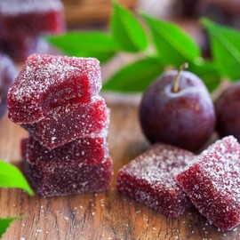 Leah's Lite NEW * WOOD WICK * SUGAR PLUM * SCENTED CANDLE * Leah's Lite Candle * 16 OZ