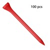 Zivisk Wooden Golf Tees 2-3/4" 100 Count 70mm Red