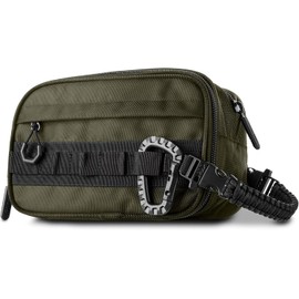 Fitdom - Neceser táctico Dopp para hombre. Perfecto para viajes y almacenamiento. Adecuado para cosméticos grandes y pequeños, maquillaje, recortadora, cepillo de dientes, ducha, afeitado y cuidado