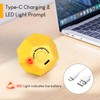 Yellow Pomodoro Timer - 11 Preset Productivity Cube, Ring/Vibrate Mode,
