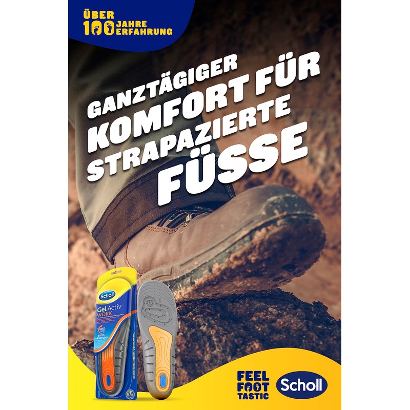 Scholl GelActiv Work Insoles