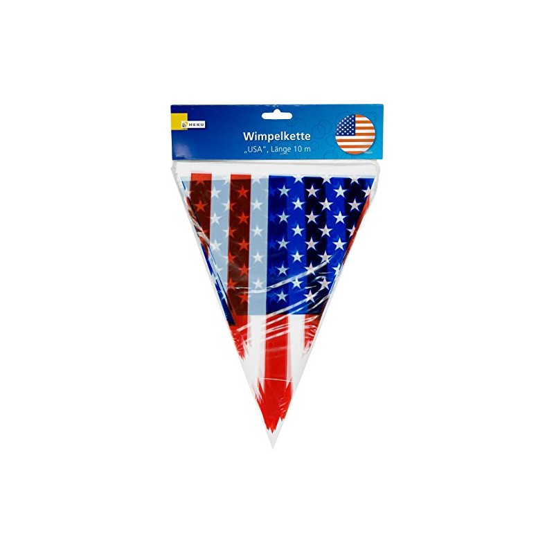 Heku Łańcuch chorągiewek * USA * Długość 10 m