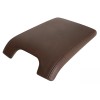 Kar Designers Real Leather Brown Center Console Lid Cover Fit
