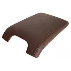 Kar Designers Real Leather Brown Center Console Lid Cover Fit 09-14 Ford F150,Raptor