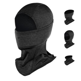 [AutoGo] Cold Protection Balaclava, 4-Way Stretch, 360° Heat and Windproof, Balaclava, Winter Neck Warmer, Windproof, Food Warmer, Stretch Fleece, Fleece Lined, Head Warmer, Breathable, Face Mask,