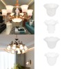 SM SunniMix Frosted Floral Replacement Chandelier Fan Shades #1