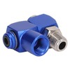 Air Connection Hose Connector, 4 Pieces, 1/4 Inch NPT Outer