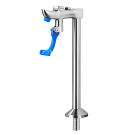 WOWOW Glass Filler Faucet 9 Inches, Deck Mount Pedestal Glass Filling Water Station Brushed Nickel, G1/2" Male Filling Station for Bar Hotel Restaurant and Dining Hall