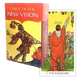 Tarot Cards, 78 Cards, Weighted Edition, Miniature Tarot Divination, Tarot of the New Vision Mini Tarot of the New Vision Mini (English Language Not Guaranteed)