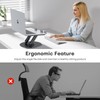OMOTON Laptop Stand for Desk with 360 Rotating Base, Ergonomic