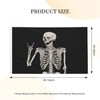 Mantaiyuan Rock and Roll Skeleton Skull Boho Hippie Double-sided Printed