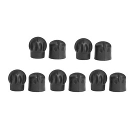 Two-Way Radio Knobs Replacement Volume Control and Channel Knob for XTS3000 XTS5000 radios Without Insert Retainer 5Pair, Black