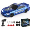 Moonzeamus 1/43 Mini RC Drift Car 2.4G Full-Proportional 4WD MetalChassis
