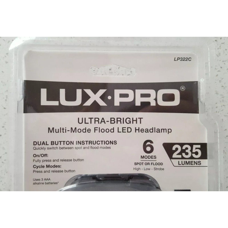 LUX - PRO Mechanic's Headlamp LUXPRO 235 Lumens LED Spot